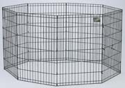 Picture of 24 x 36 Inch Exercise Pen with Door - Black  - 554-36DR