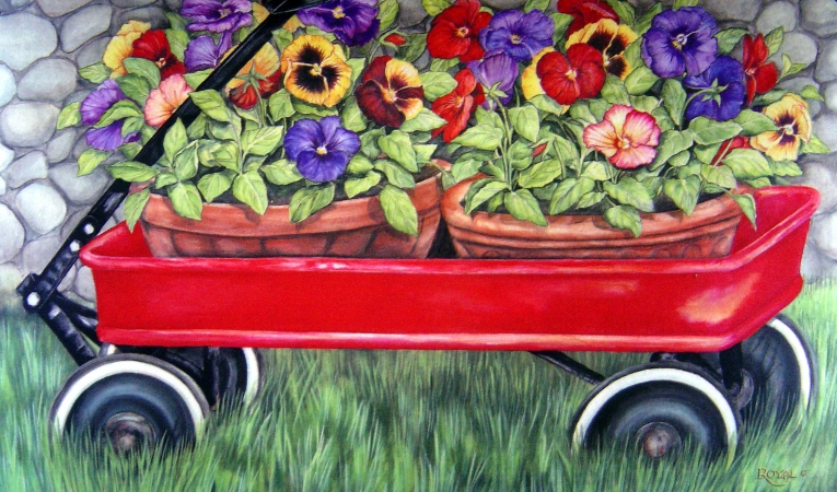 Dm-29 Little Red Wagon Door Mat