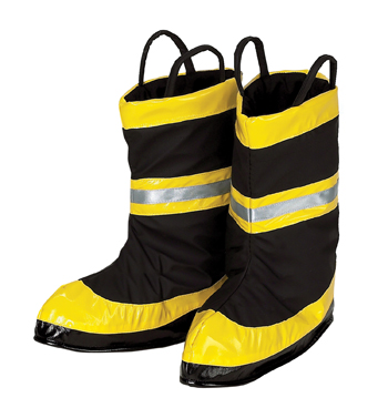 Costumes For All Occasions AR58LG Fire Chief Boots Large