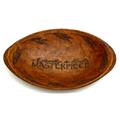 Wood - look Decorative Oval Bowl God's Masterpiece Wood - look Decorative Oval Bowl God's Masterpiece