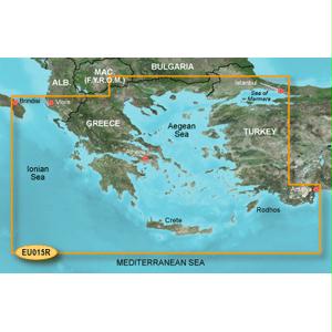 Picture of Garmin 010-C0773-20 Bluechart G2 HXEU015R Aegean Sea & Sea of Marmara - Micro SD & SD