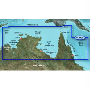 Picture of Garmin 010-C0870-20 Bluechart G2 - HXPC412S - Admiralty Gulf Wa To Cairns - MicroSD & SD