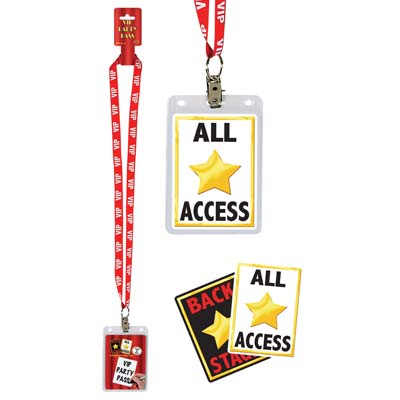 Picture of Beistle 50259 - VIP Party Pass- Pack of 12