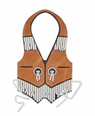 Picture of Beistle - 66162 - Pkgd Plastic Western Vest - Pack of 24