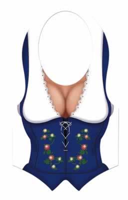 Picture of DDI 539500 Packaged Plastic Fraulein Vest Case of 24