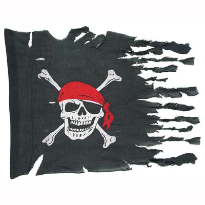 Beistle - 50050 - Weathered Pirate Flag- Pack of 12