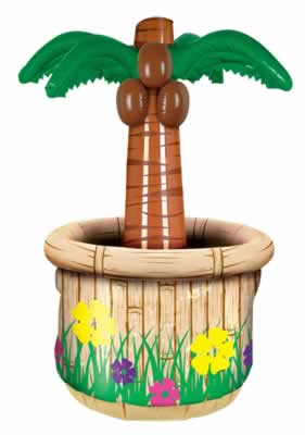 Picture of Beistle - 50082 - Inflatable Palm Tree Cooler - Pack of 6