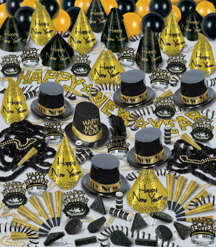 Beistle  - Golden Bonanza Party Assortment For 100