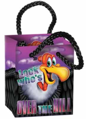 Picture of Beistle 50873 - Look Who Is Over-The-Hill Mini Gift Bag Party Favors- Pack of 12