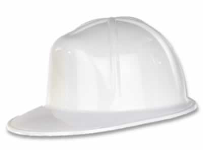 DDI 544797 White Plastic Construction Helmet Case of 48