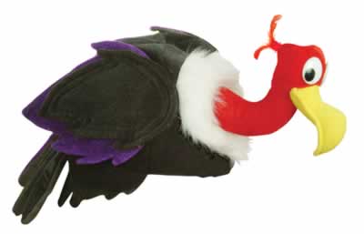 Picture of Beistle 60713 - Plush Vulture Hat - Pack of 6