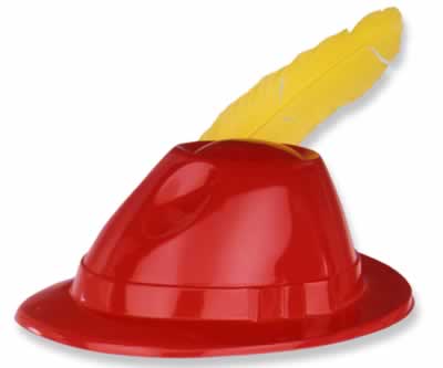 Beistle 66069 - Plastic Alpines With Feather - Pack of 48