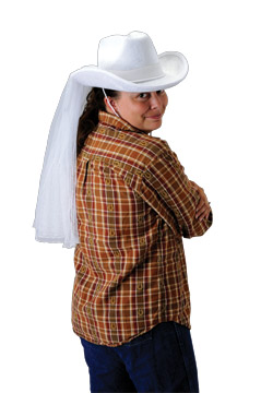 Picture of Beistle 60739 - Western Bride Hat - Pack of 6