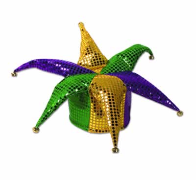 Picture of Beistle 60702 - Glitz N Gleam Jester Hat- Pack of 12