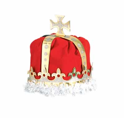 Picture of Beistle - 66109-R - Royal Kings Crown- Pack of 12