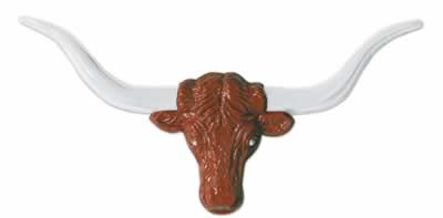 Beistle - 55589 - Plastic Longhorn Steer Head - Pack of 24