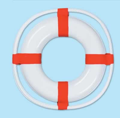 Beistle - 55502 - Plastic Life Preserver - Pack of 24