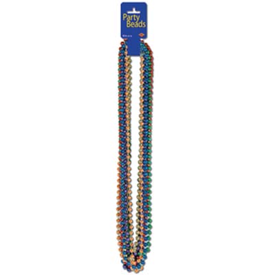 Picture of Beistle - 50570-ASST - Party Beads - Small Round- Pack of 12