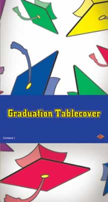 Picture of Beistle - 50958 - Graduation Tablecover- Pack of 12