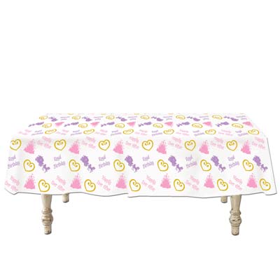 Picture of Beistle - 50959 - Princess Tablecover- Pack of 12