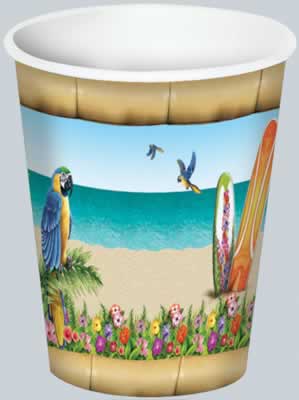 Picture of Beistle - 58205 - Paradise Beverage Cups- Pack of 12