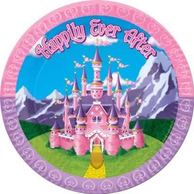 Picture of Beistle - 58001 - Princess Plates- Pack of 12