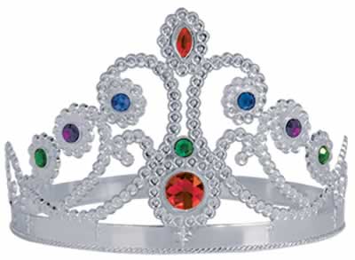 Picture of Beistle - 60251-S - Plastic Jeweled Queens Tiara- Pack of 12