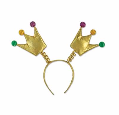 Picture of Beistle - 60771 - Mardi Gras Crown Boppers- Pack of 12