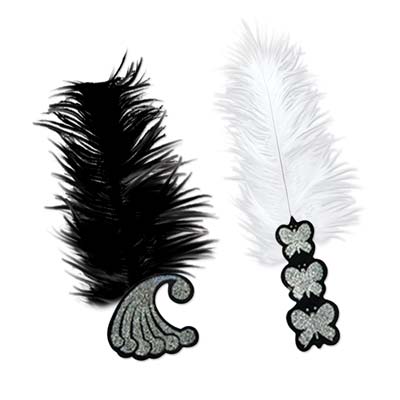 Black And White Roaring 20s Tiaras - Pack of 50