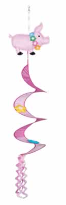 Beistle -  - Luau Pig Wind-Spinner- Pack of 12
