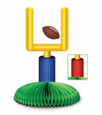 Picture of Beistle - 55017 - Goal Post Centerpiece- Pack of 12