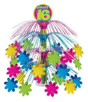 Picture of Beistle - 57757 - Sweet 16 Cascade Centerpiece - Pack of 6