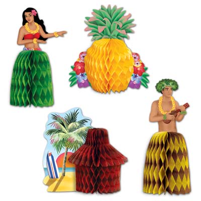 Picture of Beistle - 55448 - Luau Playmates- Pack of 12