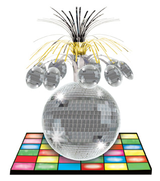 Picture of Beistle - 57764 - Disco Ball Centerpiece- Pack of 12