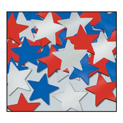 Picture of Beistle - 50621-RSB - Fanci-Fetti Stars- Pack of 12
