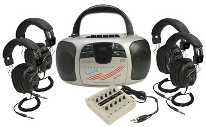 Califone International 1776PLC 4-Person Spirit Listening Center