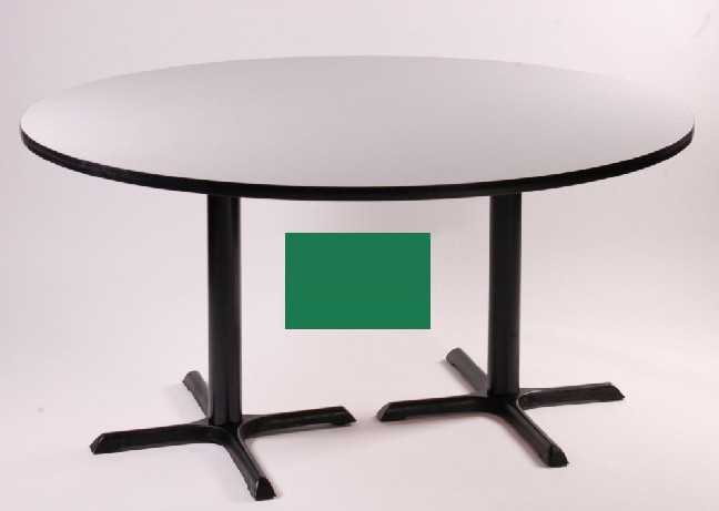 Correll BCT60R-39-09-09 60 Round Dining Height Table - Laminate, Green