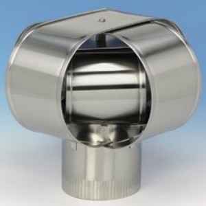 Picture of Homesaver 14909 9 Inch  HomeSaver Windbeater Stainless Steel Cap  24-ga.