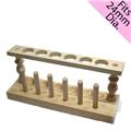 C And A Scientific 97-4606 Wooden Test Tube Rack - Holds 6 Test Tubes C And A Scientific 97-4606 Wooden Test Tube Rack - Holds 6 Test Tubes