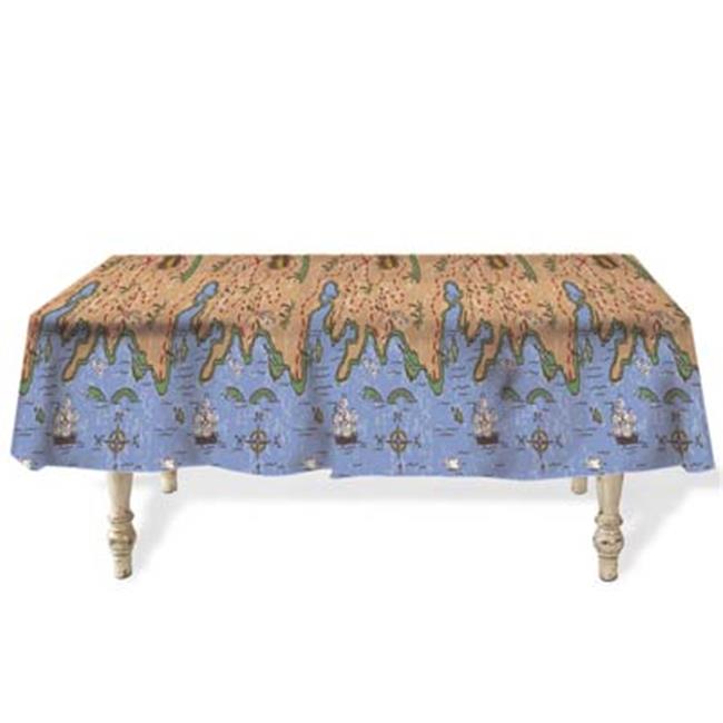 Beistle - 50934 - Treasure Map Tablecover- Pack of 12