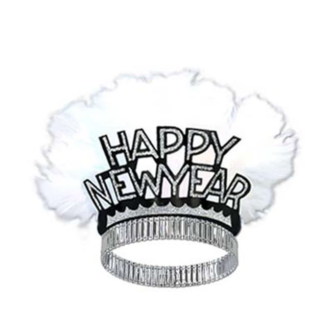DDI 572031 Hny Bird of Paradise Tiara - Black & Silver Case of 50