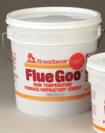 Picture of A.W. Perkins Co 1612B HomeSaver Flue Goo Furnace/refractory Cement  Buff  Pre-mixed  3.5-gallon