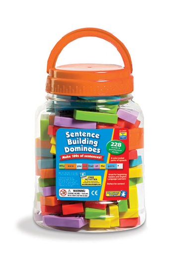 Picture of Educational Insights EI-2943 Sentence Building Dominoes