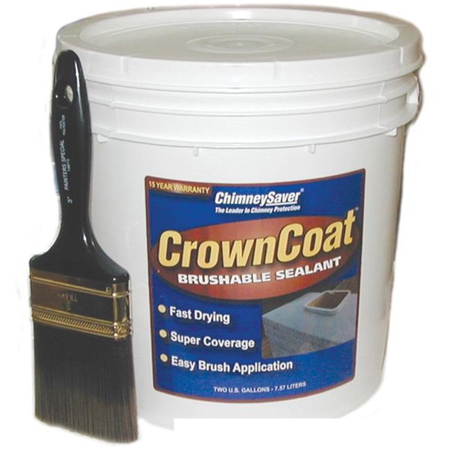 Saver Systems CrownCoat Brushable Water Sealant 5-Gallon (covers 40 sq. ft. P...