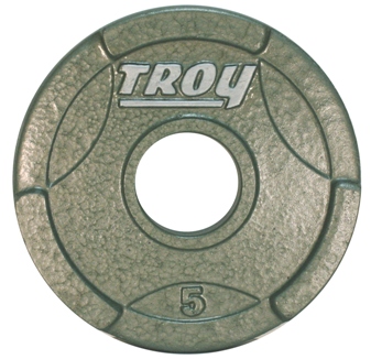 Troy Barbell GO-005 Inter-locking Olympic Grip Plate - 5 Pounds