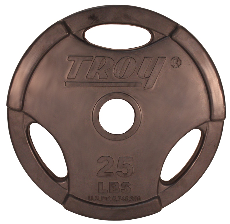 Troy Barbell GO-025R Rubber Encased Olympic Grip InterLocking Plate - 25 Pounds