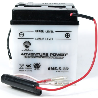 Picture of Universal Power 6N5.5-1D Conventional 6 Volt Battery