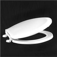 Biscuit Elongated Economy Plastic Toilet Seat
