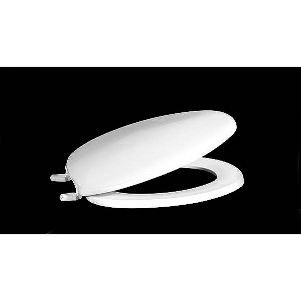 Biscuit Elongated Premium Plastic Toilet Seat