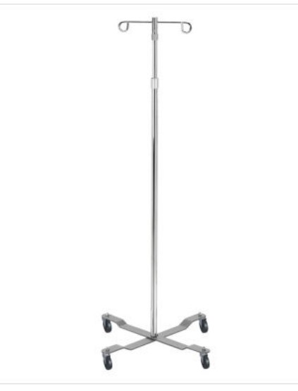 Picture of Drive Medical 13033SV Economy Removable Top I. V.  Pole- Silver Vein